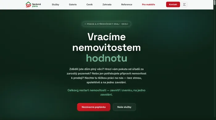 Správná parta — web